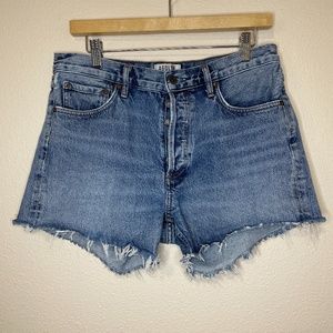 Agolde Blue Jean Shorts